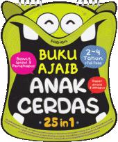 Buku Ajaib Anak Cerdas 25 In 1 Usia 2-4 Tahun